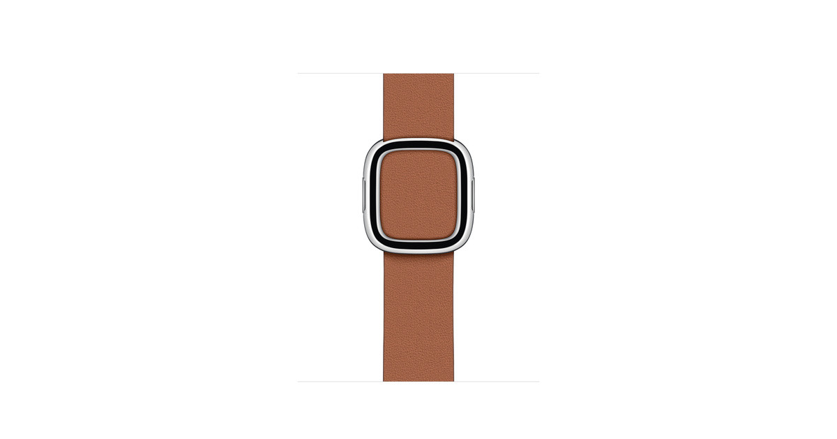 40mm Saddle Brown Modern Buckle - Small | Apple (US)