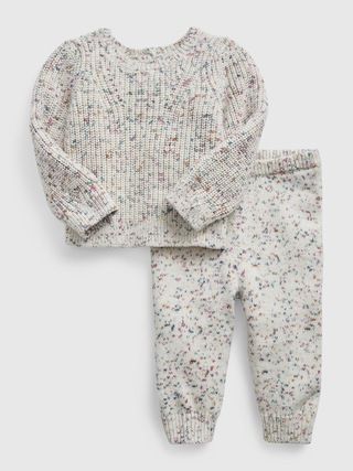 Baby Shaker-Stitch Sweater Outfit Set | Gap (US)
