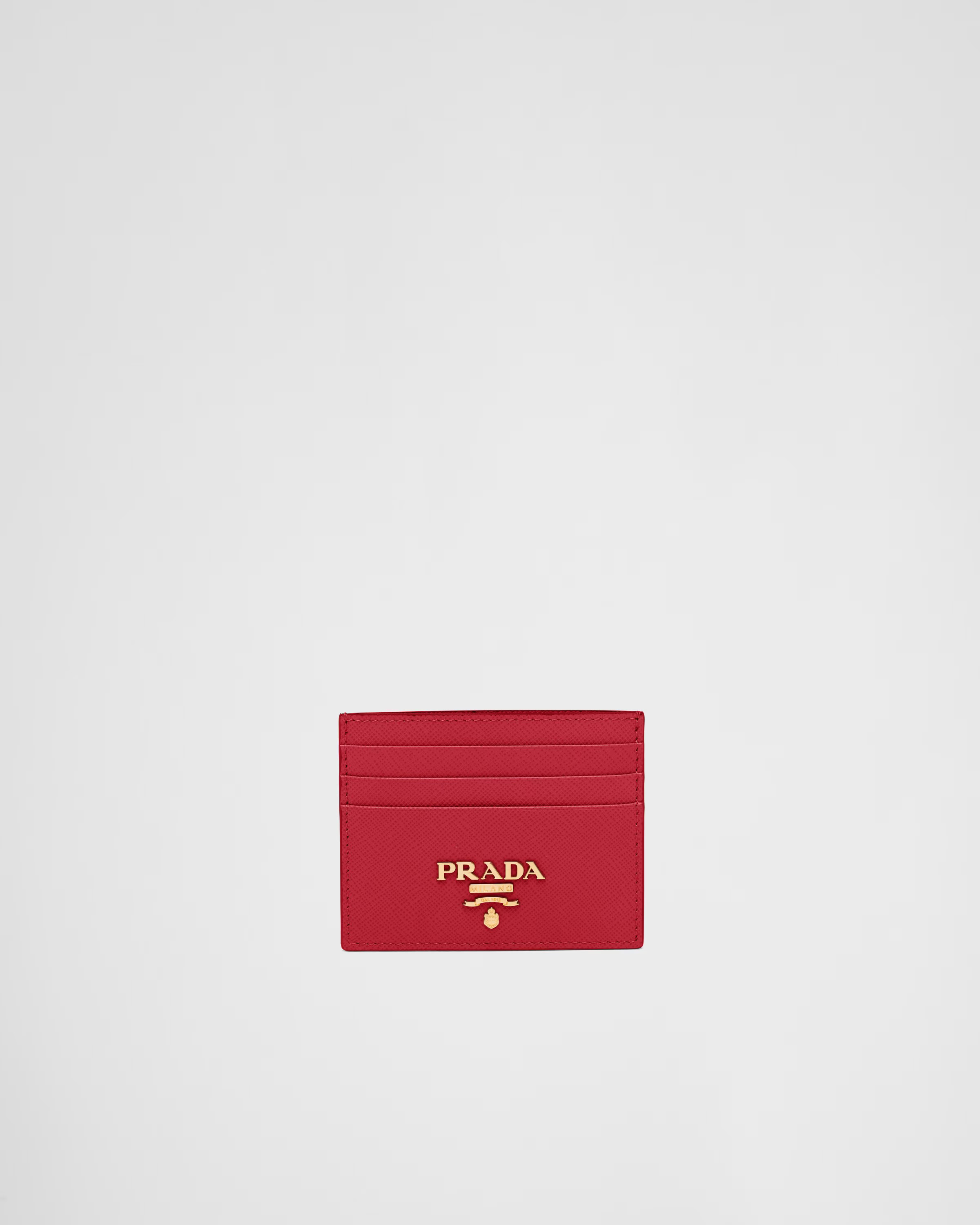 Saffiano Leather Card Holder | Prada US