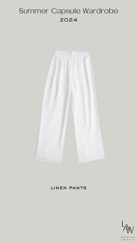 Summer Capsule: Linen Pants

#LTKfindsunder50 #LTKstyletip #LTKfindsunder100