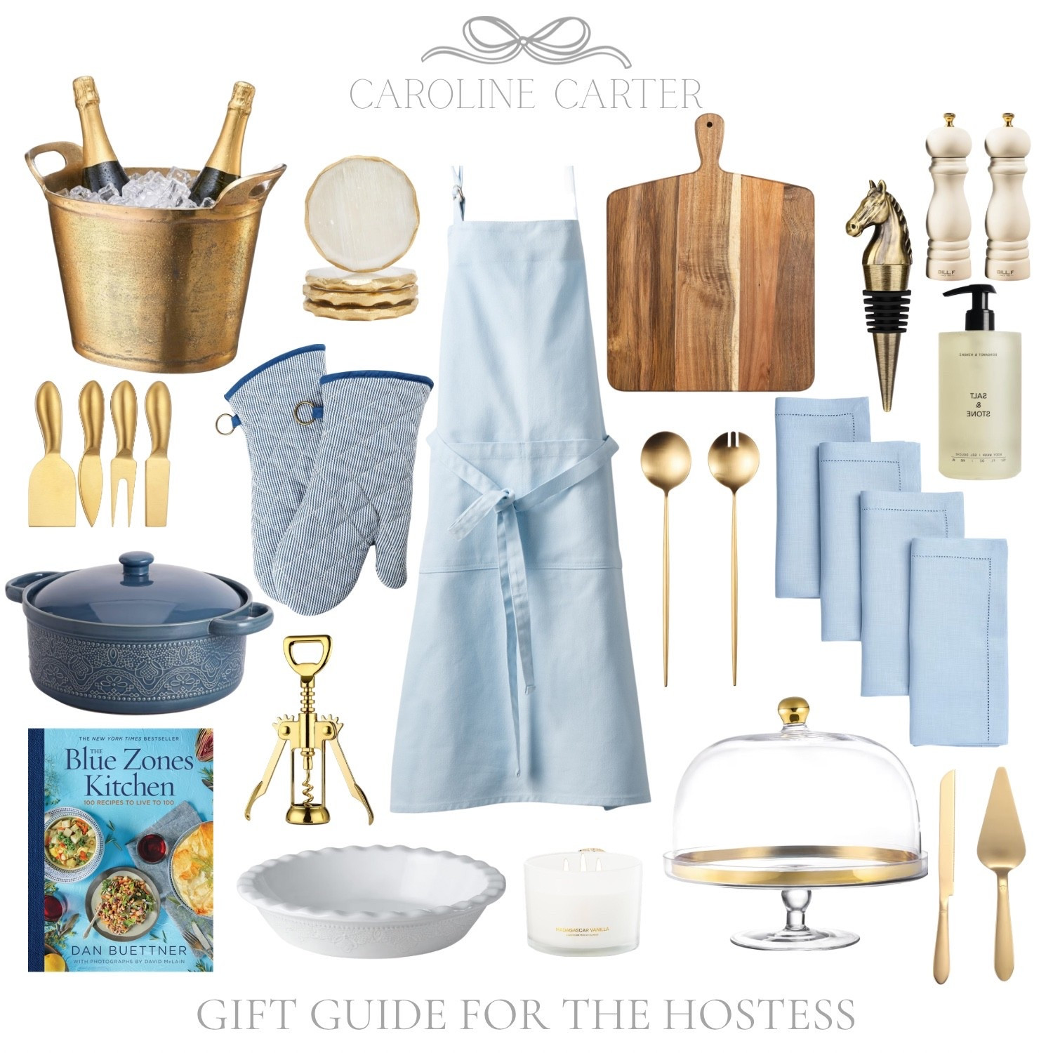 From kitchen to table, these are hostess gifts done right!

Hostess gift, entertaining essentials, kitchen finds, serveware, table decor, classic home, timeless style, blue and white decor, gold accents, charcuterie board, serving utensils, aprons, linen napkins, cheese knives, wine accessories, home gifts, elegant entertaining, holiday hosting, dinner party essentials, thoughtful gifts, housewarming gifts

#LTKHome #LTKHoliday #LTKGiftGuide