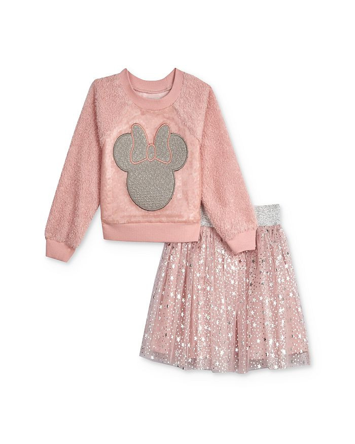 Disney Girls' Sequined Minnie Top & Star Skirt Set - Little Kid | Bloomingdale's (US)