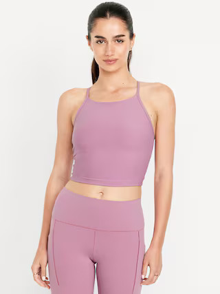 Light Support StudioSmooth Longline Sports Bra | Old Navy | Old Navy (US)