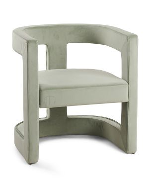 Barrel Velvet Chair | Furniture & Lighting | Marshalls | Marshalls