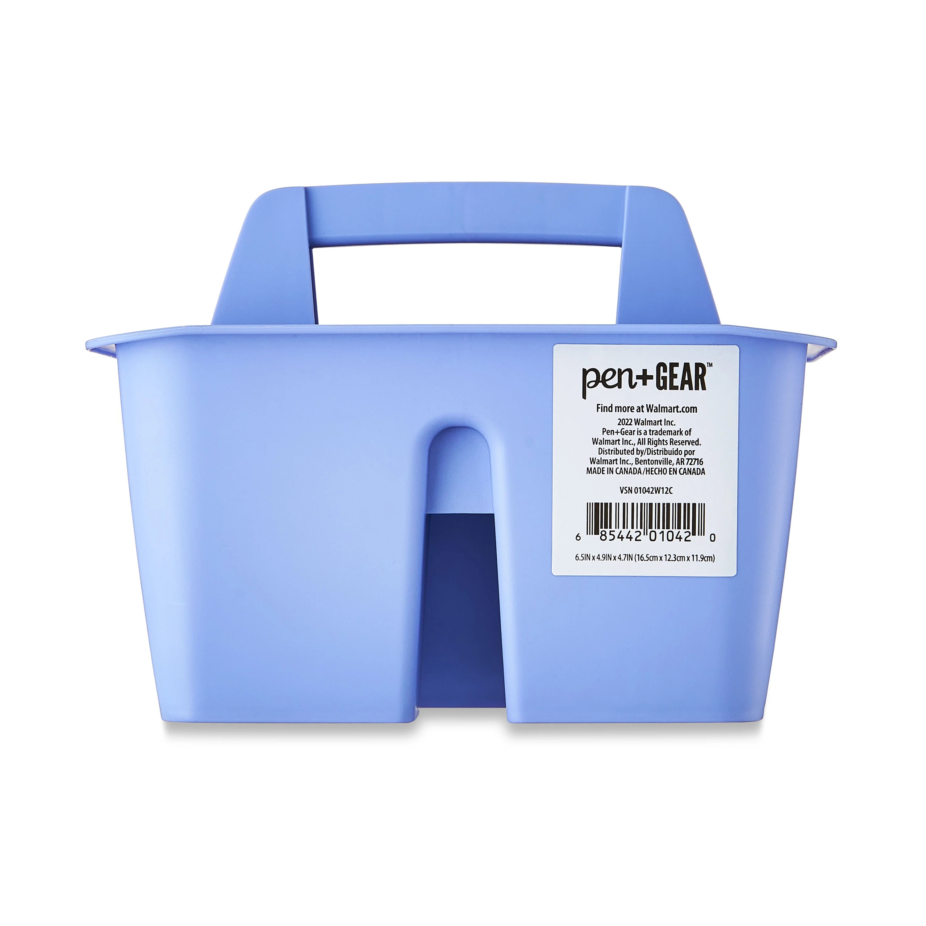 Pen+Gear Mini Plastic Caddy, Desktop Craft and Hobby Organizer, Periwinkle | Walmart (US)