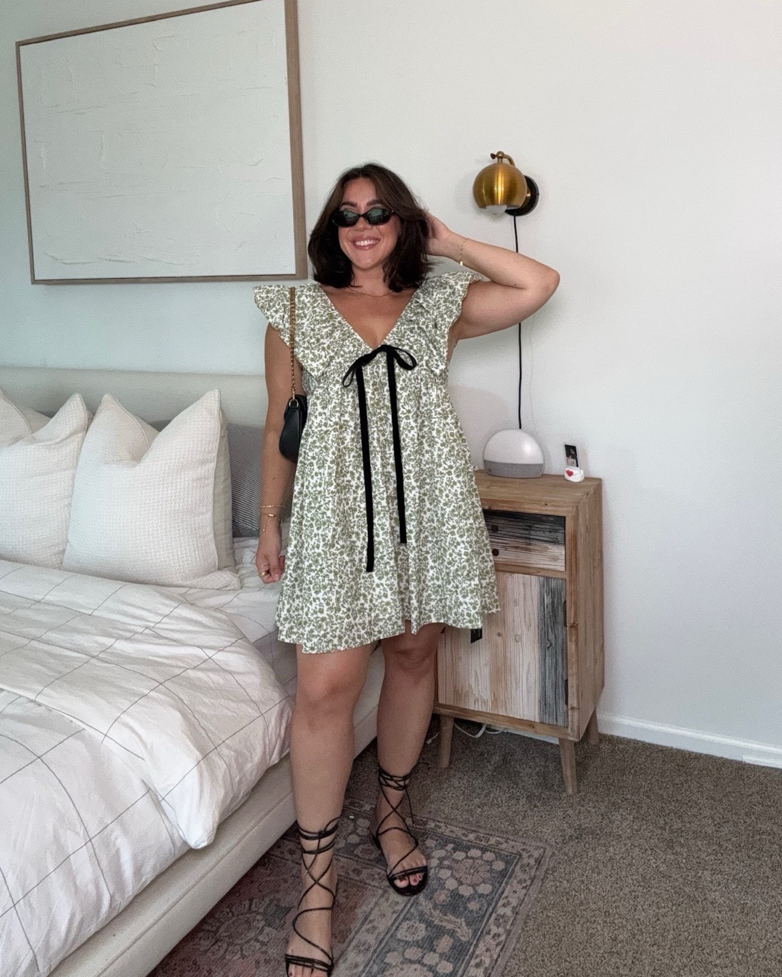 The cutest little floral dress that’s perfect for a summer wedding or a spring wedding guest. It’s comfy, flowy but still a line which makes it very flattering for any body shape. I’m a size L. I’m wearing a regular bra! Win! 

#LTKootd #LTKSeasonal #LTKMidsize