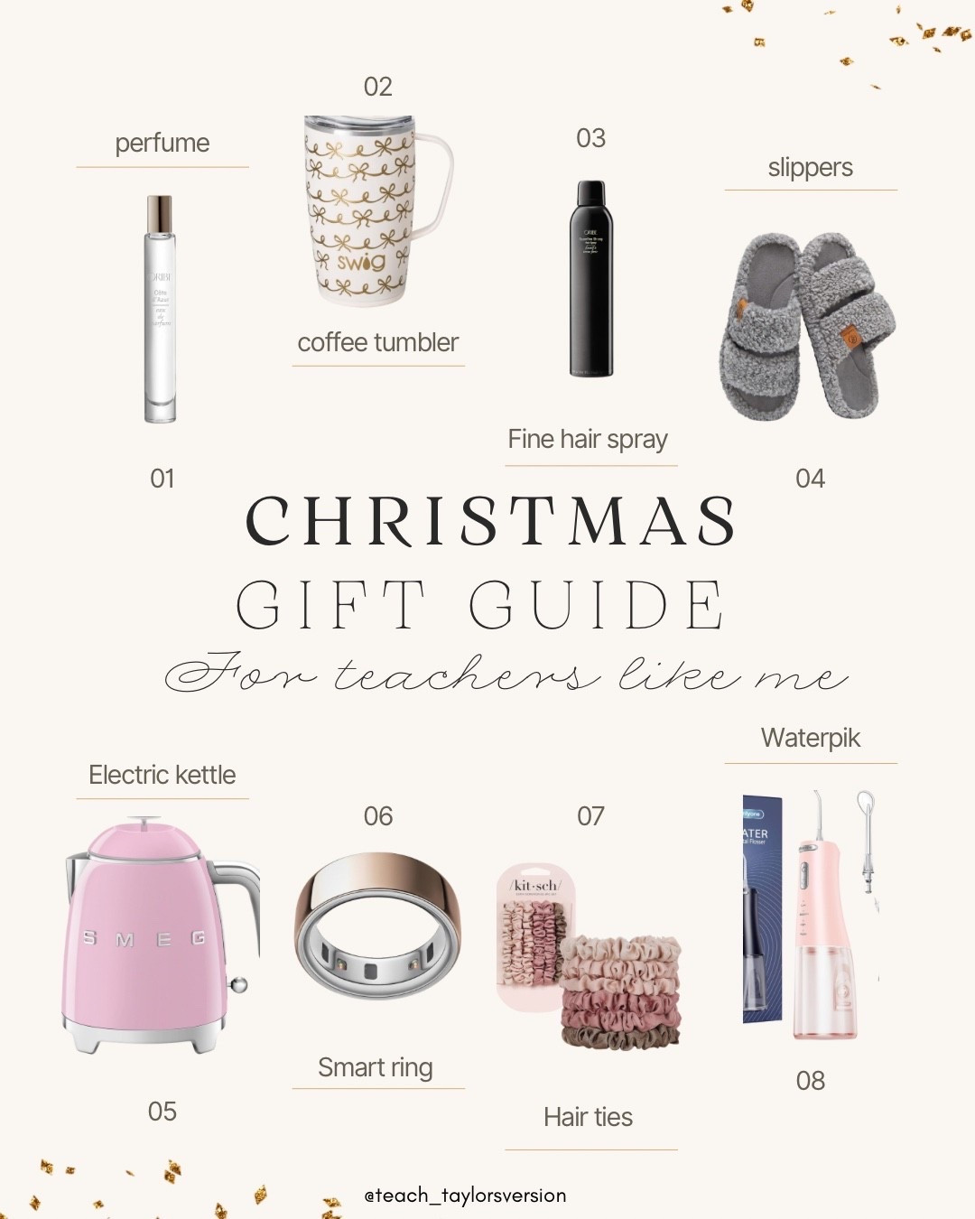 These are my most used items as a teacher! If you’re shopping for a loved one who is also a teacher, check them out. They help me get ready, stay fresh, and relax. All of them can be found on #amazon


#LTKHoliday #LTKGiftGuide #LTKdayinmylife