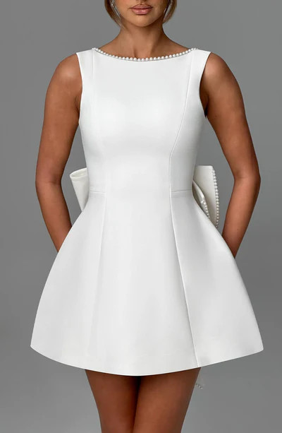 Carrie Mini Dress - Ivory | Babyboo (global)
