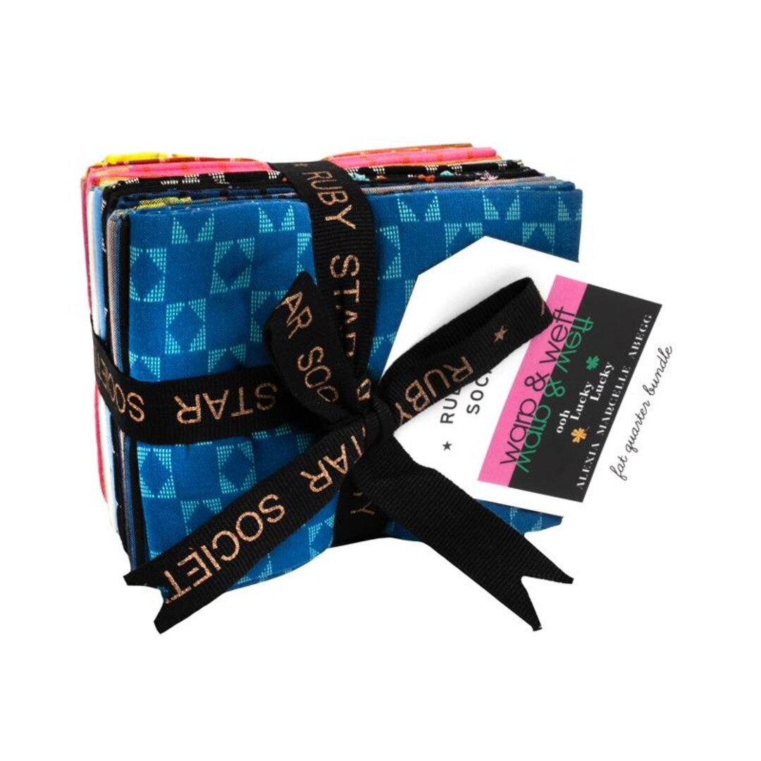 Warp and Weft Ooh Lucky Lucky Fat Quarter Bundle RS4121FQ by Alexia Abegg for Ruby Star Society- ... | Etsy (US)