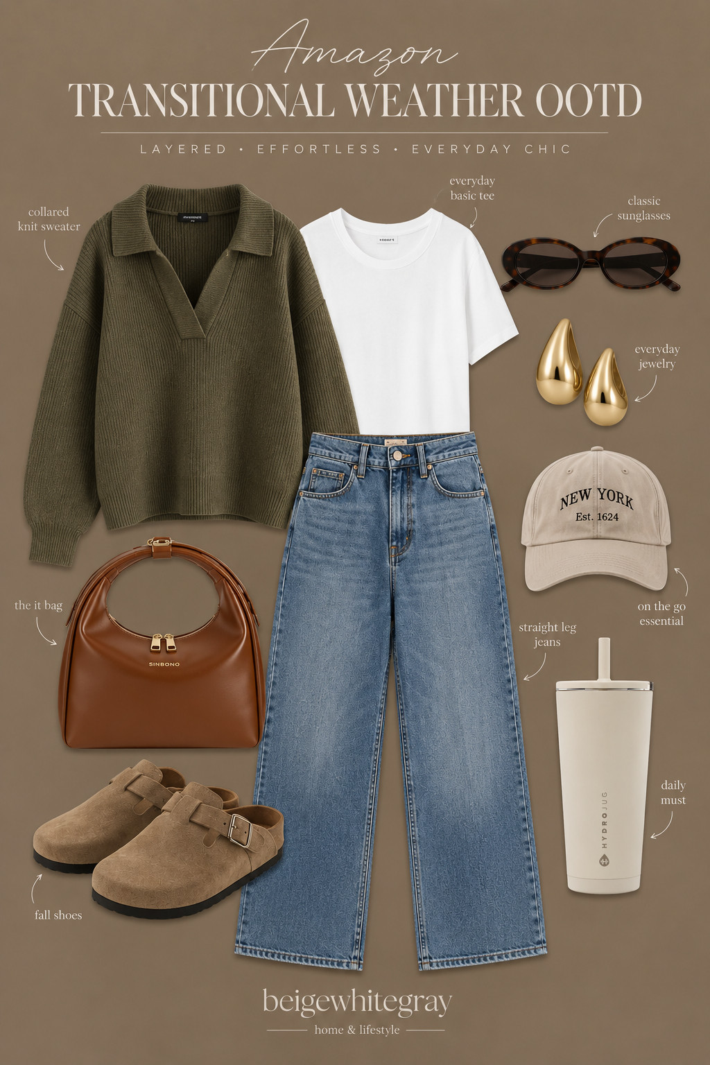 Just what you need for transitional weather! Layer up with these comfy and chic pieces. #TransitionalWeather #AmazonFinds