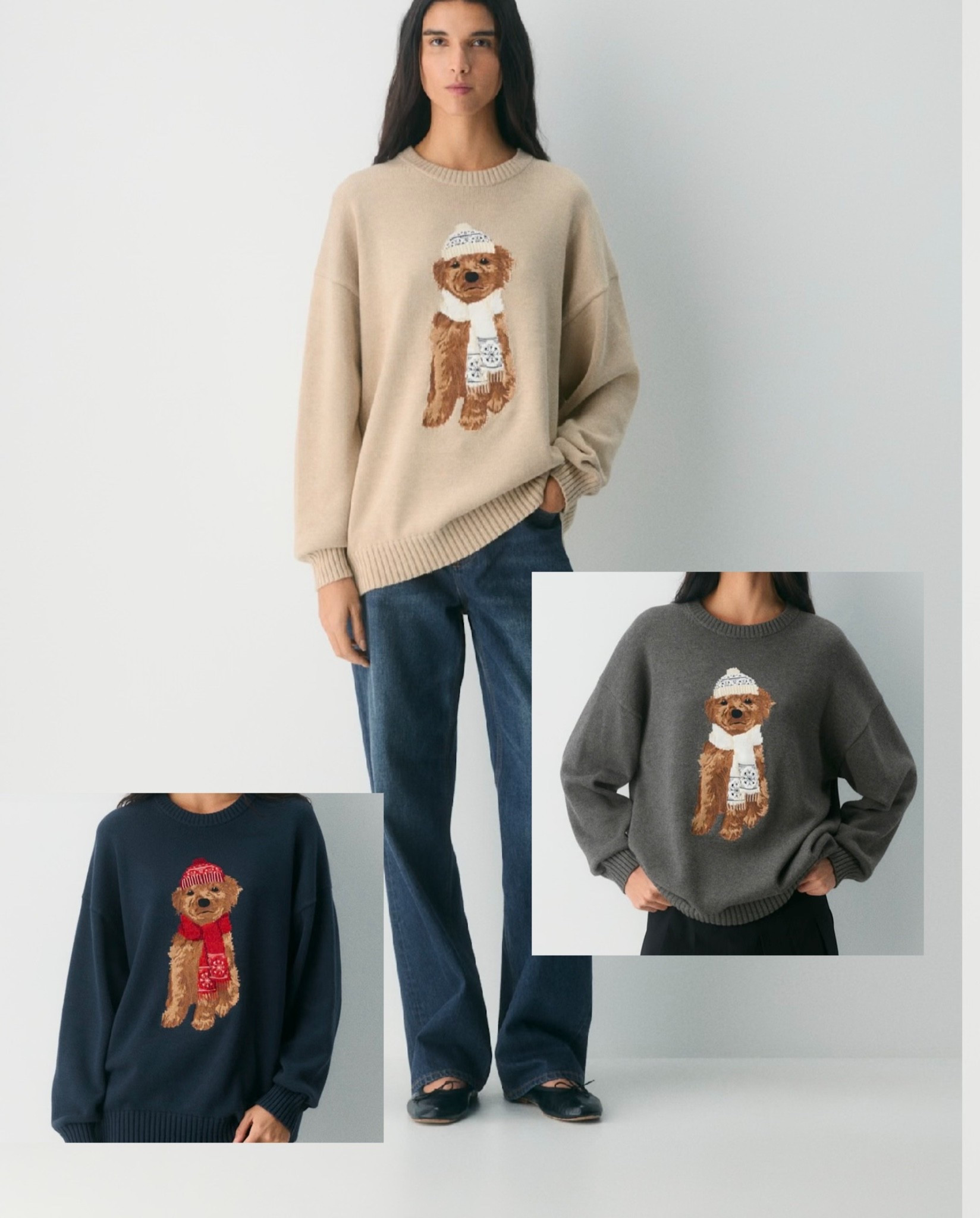 Loving this doodle puppy dog crewneck sweater with dropped shoulders and a relaxed comfortable fit.
Comes in three amazing snd neutral color options from Aritzia. 

#LTKStyleTip #LTKPets #LTKGiftGuide