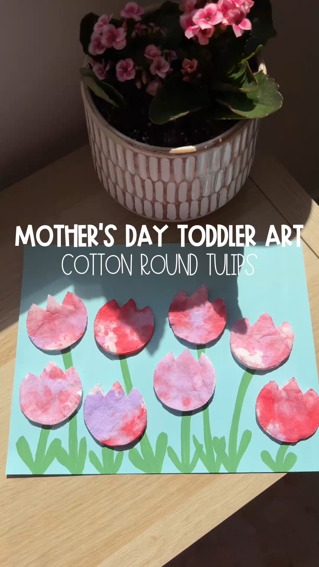 Mother’s Day Toddler Art: Cotton Round Tulips! 🌷 

I wanted to try out using the @learningresources jumbo eyedroppers with my toddler today and these cotton round tulips were the perfect craft to do it with! 

Grab some cotton rounds, fold them in half, cut a little triangle shape out of the top to get your tulip shape, I mixed washable paint with with some water to make it more of a liquid (and so that the paint could wash out of my toddler’s clothes!), then grab some droppers and let your toddler squeeze the droppers to get paint all over the “tulips!” 

Then just wait for them to dry, tape to a piece of paper, and add in some stems and leaves! Super cute little activity that makes the perfect Mother’s Day art! 🖼️ 

Add this to your Mother’s Day toddler art ideas! Perfect for all the mama’s and grandma’s in your little one’s life! 💖

#mothersdaygift #mothersdaygiftideas  #homemadegift #toddleractivities #mothersdayart #toddlerart

#LTKKids #LTKSeasonal #LTKFamily