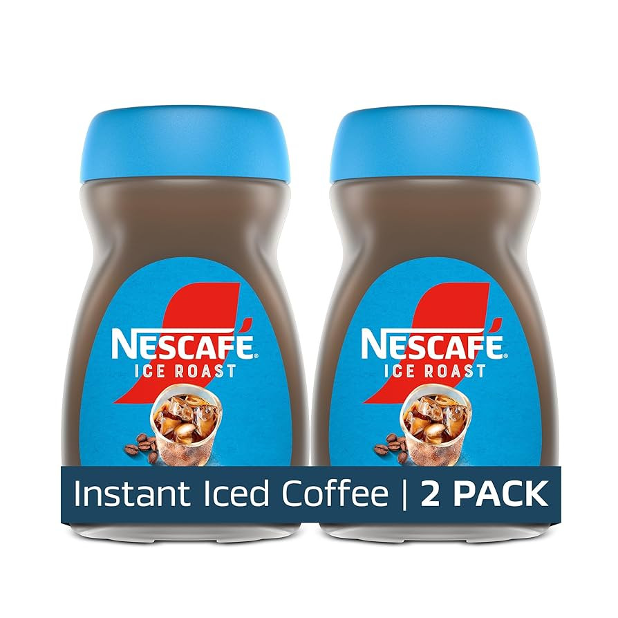 NESCAFÉ Ice Roast, Instant Iced Coffee, 2 Jars (6 Oz Each) | Amazon (US)