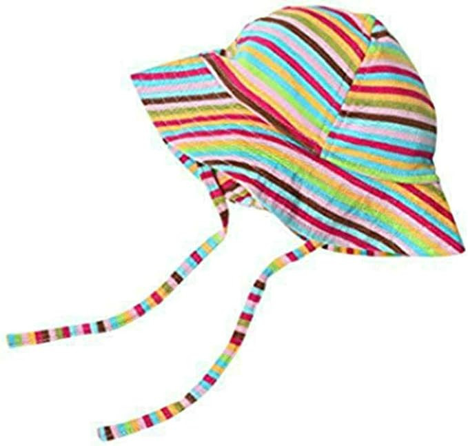 Zutano Baby Girls' Primary Stripe Sun Hat | Amazon (US)