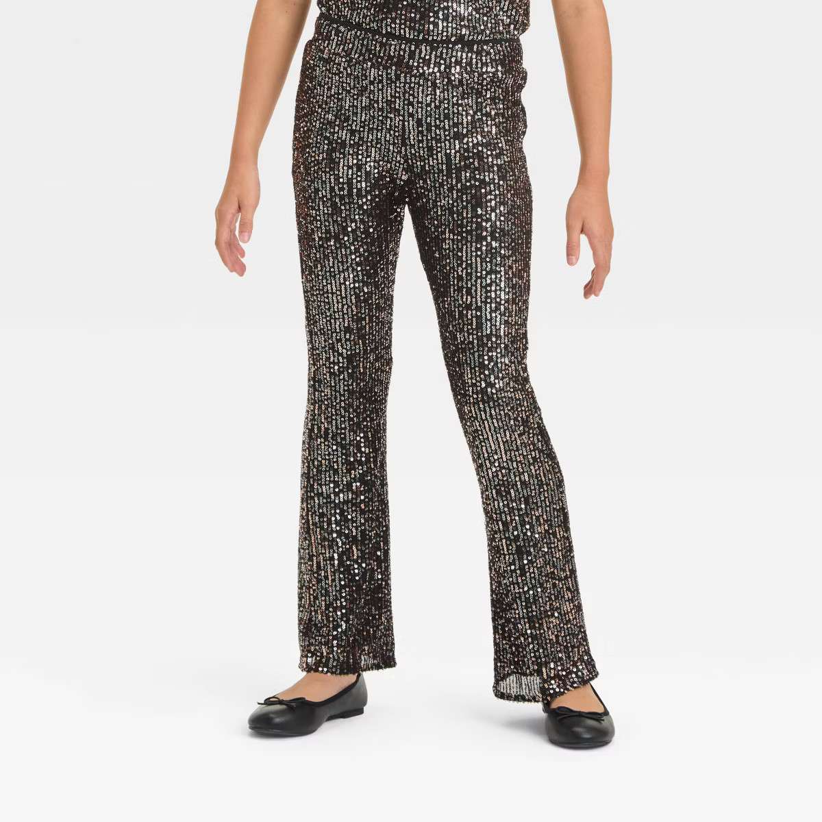 Girls' Sequin Flare Party Pants - Cat & Jack™ | Target