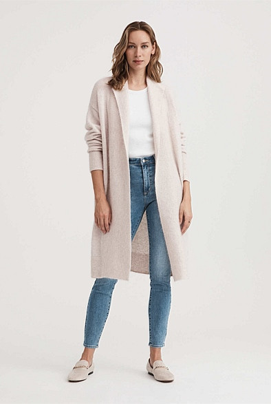 Lofty Long Line Cardigan | Witchery