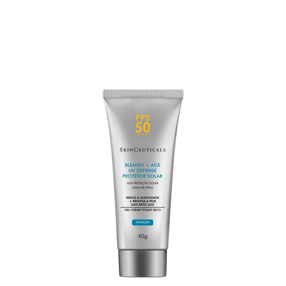 Protetor Solar Facial Antioleosidade Skinceuticals Blemish + AGE UV Defense FPS 50 40 g | Amobeleza (BR)