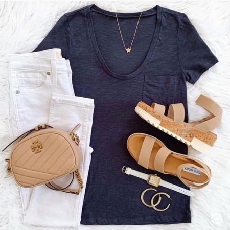 Hooray! This best selling Tory Burch bag is now on sale + free shipping! This T-shirt is back in stock and is only $9. These sandals super comfy and on sale too! We also linked this star necklace that’s 25% off when you order 2 or more items. 🛍️ Shop it all via the LTK app or head to our link in bio. 

#LTKFind #LTKsalealert #LTKstyletip