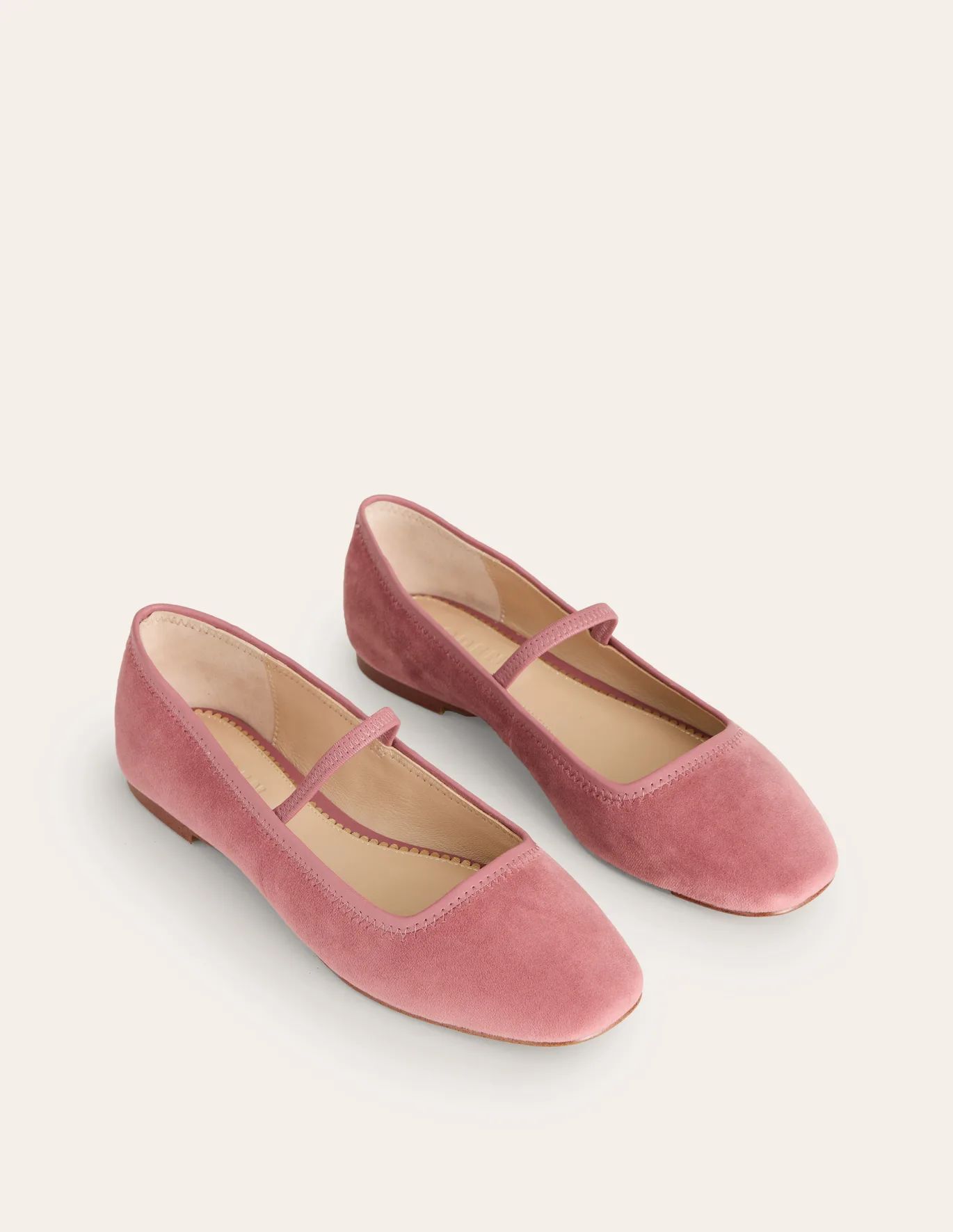 Mary Jane Ballet Flat - Old Rose | Boden US | Boden (US)