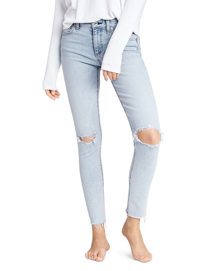 Cate Mid Rise Ankle Jeans in Montauk | Bloomingdale's (US)