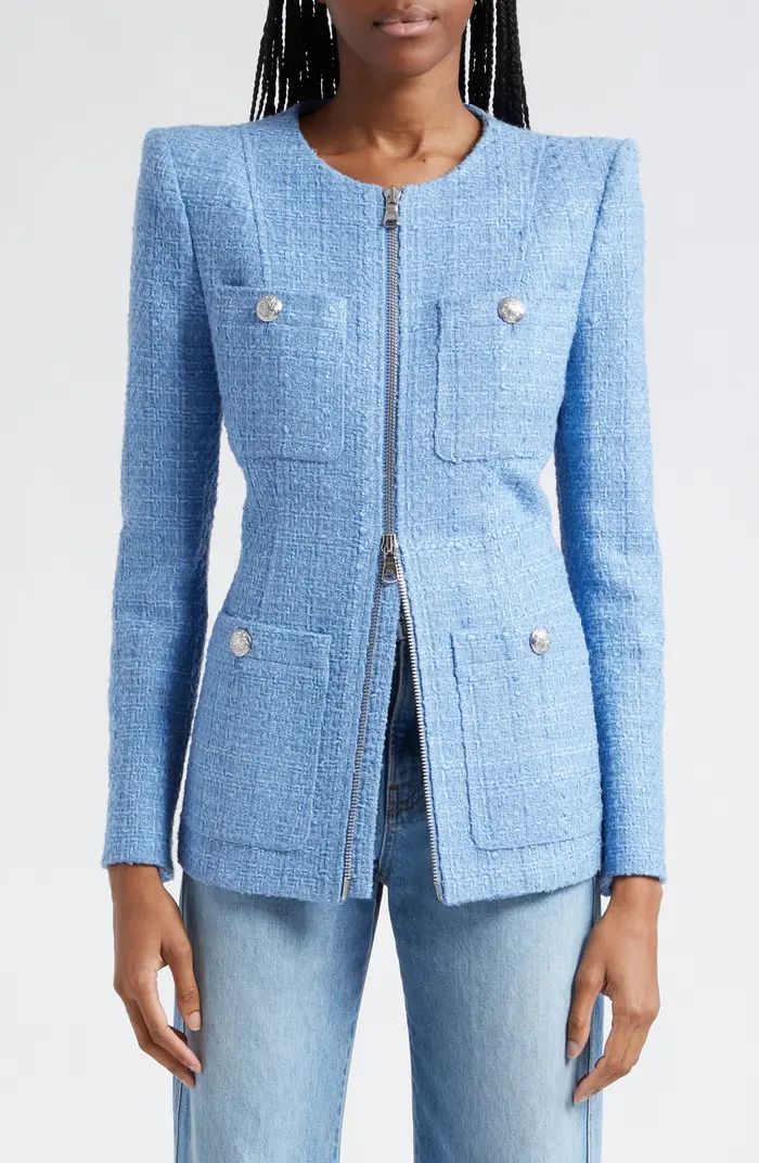 Agni Cotton Blend Tweed Dickey Jacket | Nordstrom