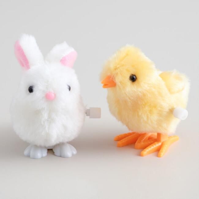 Easter Bunny and Chick Wind Up Toys Set of 2 | World Market
