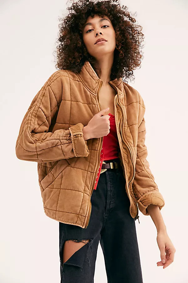 Dolman Quilted Knit Jacket | Free People (Global - UK&FR Excluded)
