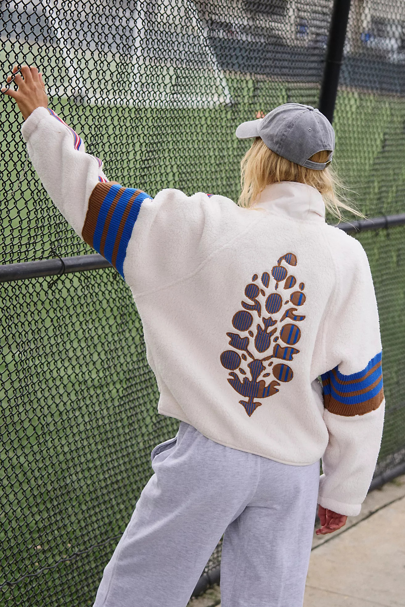 Mountain High Sporty Logo Fleece Jacket | Free People (Global - UK&FR Excluded)