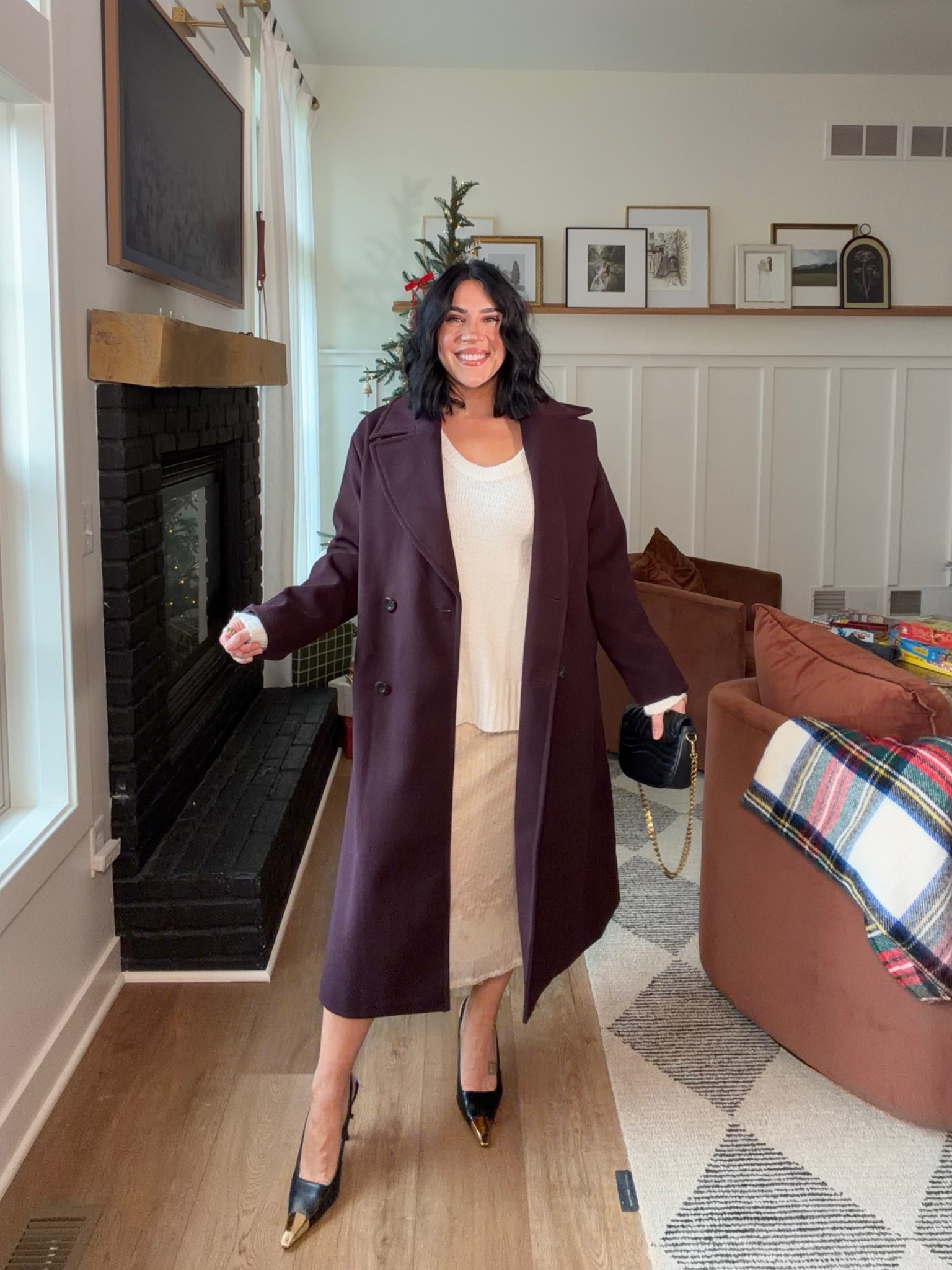 The cutest holiday or New Year's Eve outfit! This sequin skirt is so so cute from Old navy and this trench coat has quickly become my favorite - I'm obsessed with the color 😍 

Christmas party outfit, holiday outfit, New Year's Eve outfit, winter trench coat outfit 

#LTKSeasonal #LTKHoliday #LTKMidsize