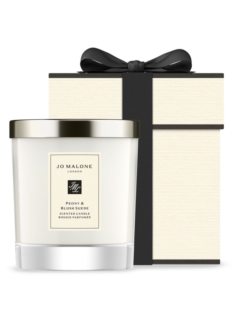 Peony & Blush Suede Home Candle | Saks Fifth Avenue