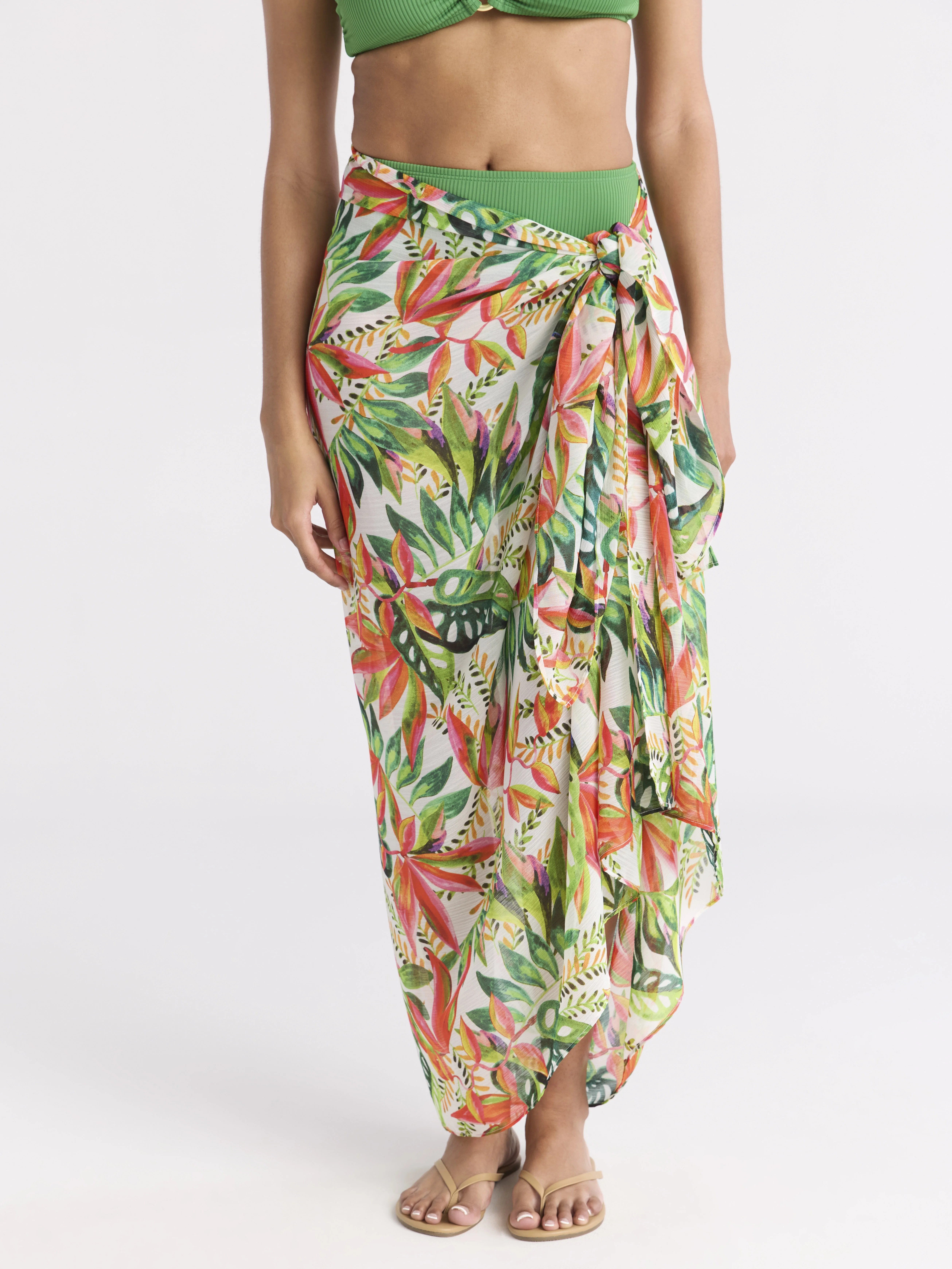 Sofia by Sofia Vergara Women's Printed Pareo, One Size | Walmart (US)