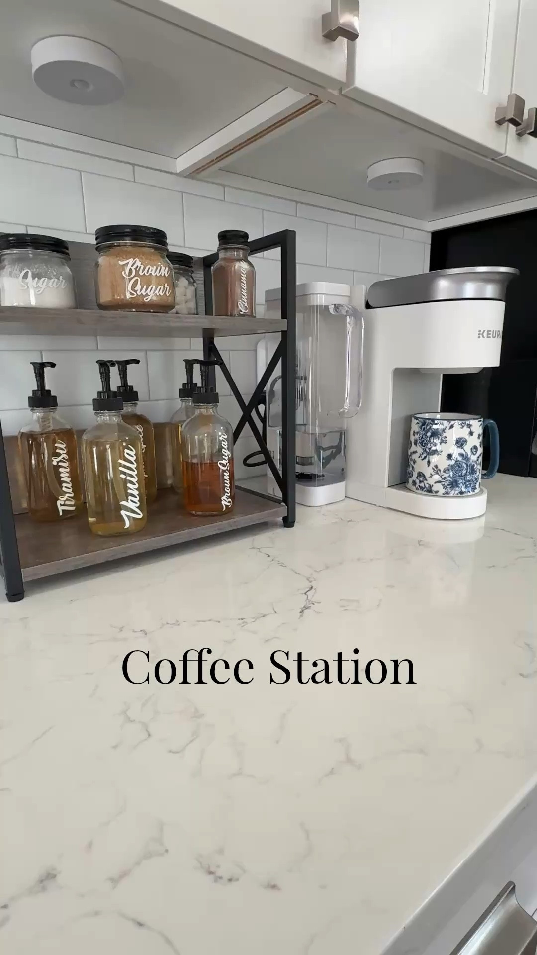 My current coffee station set up with syrup bottles and two machines! 

#LTKmorningroutine #LTKfoodie #LTKdayinmylife