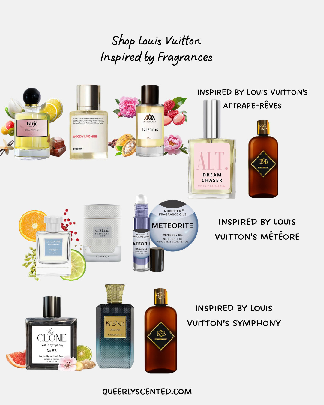 #affiliate SHOP these items on my website in bio.
Discover the magic of these exquisite fragrances inspired by Louis Vuitton's iconic scents. Each bottle is a masterpiece, capturing the essence of luxury and elegance. Whether you're a fan of floral, woody, or spicy notes, there's something for everyone. Elevate your fragrance collection with these exceptional perfumes.

#LouisVuittonInspiration #FragranceLovers #AmazonFinds #PerfumeCollection #LuxuryScents #EauDeParfum #NicheFragrances #LuxuryLifestyle 

 

#LTKootd #LTKselfcare #LTKBeauty