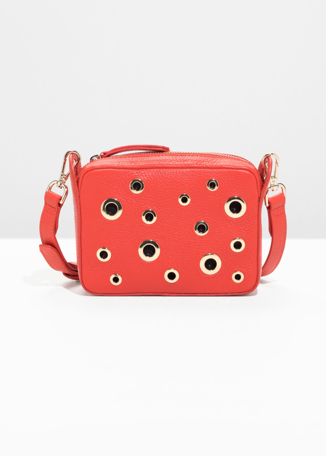 Grommet Crossbody Bag - Red | & Other Stories (EU + UK)