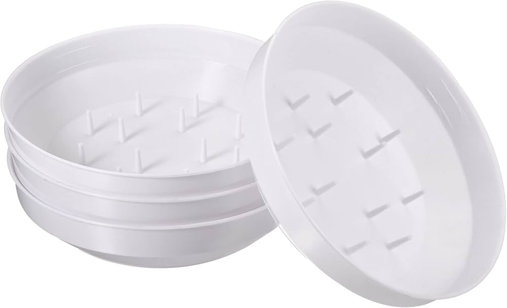 MECCANIXITY Round Plastic Design Bowl 6.5 Inch Flower Arrangement Base for Centerpiece Decorating... | Amazon (US)