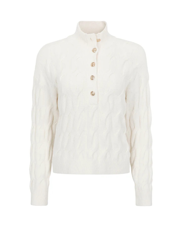 Splendid x @Cellajaneblog Half-Placket Sweater | Splendid | Splendid