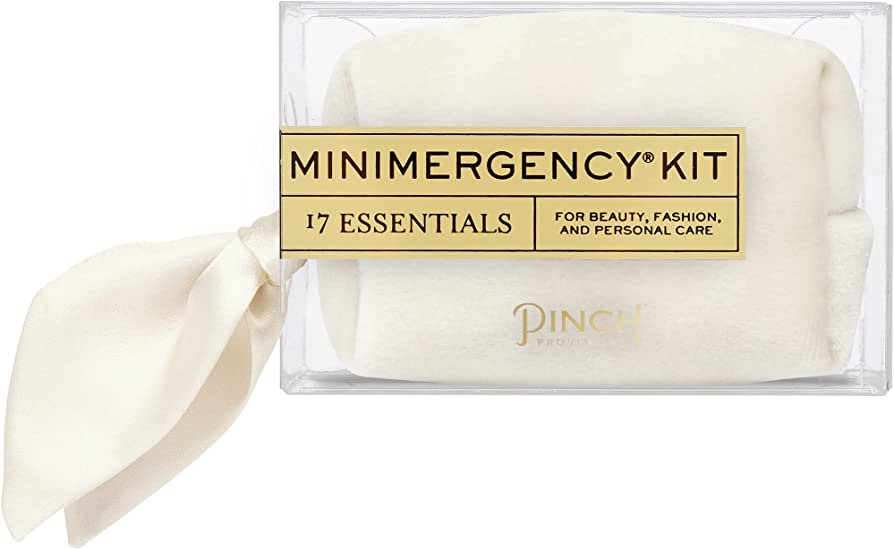 Pinch Provisions Velvet Minimergency Kit for Her, Includes 17 Emergency Essentials, Compact, Mult... | Amazon (US)