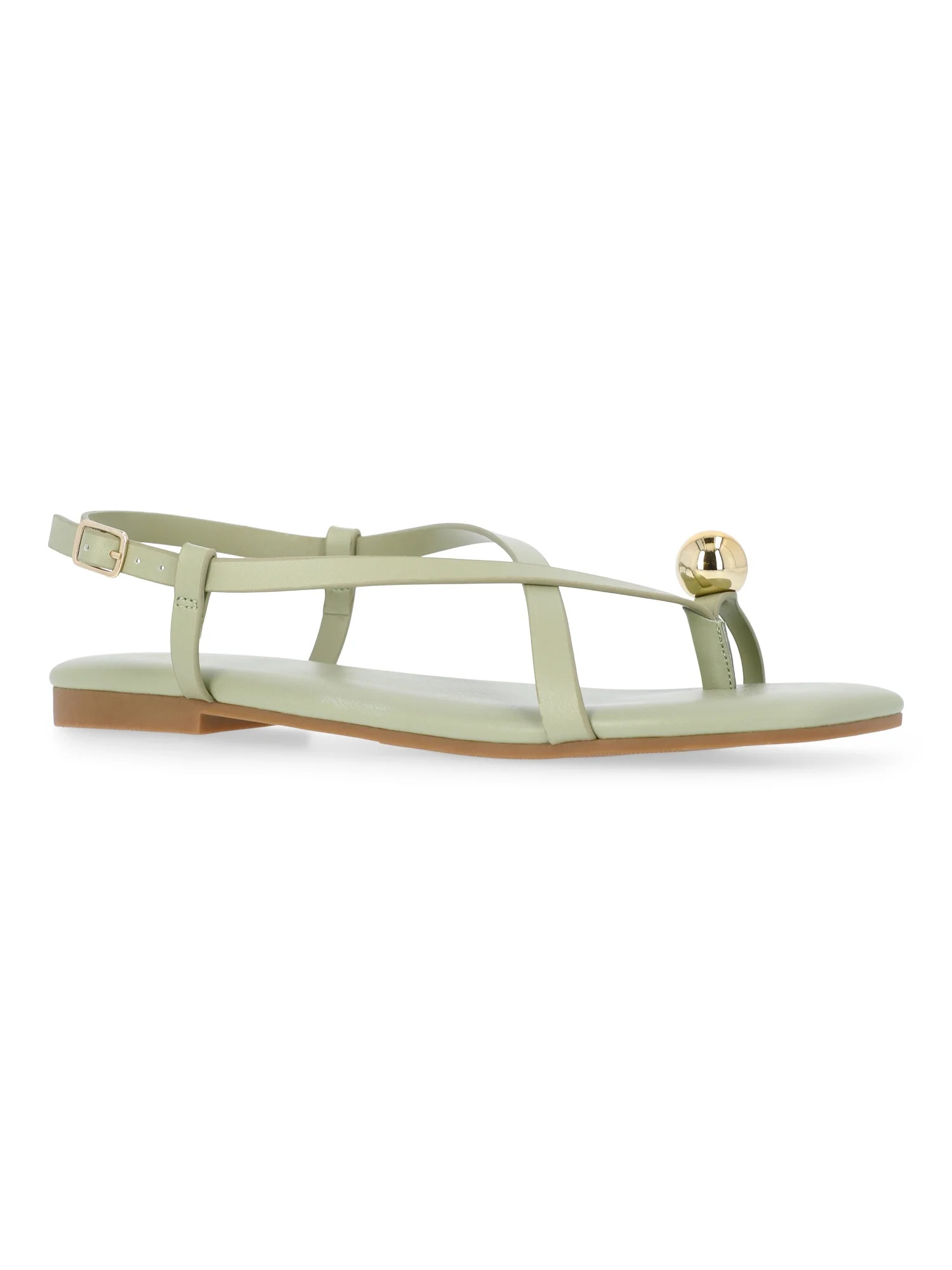 Time and Tru Women's Pearl Toe Ring Sandals | Walmart (US)