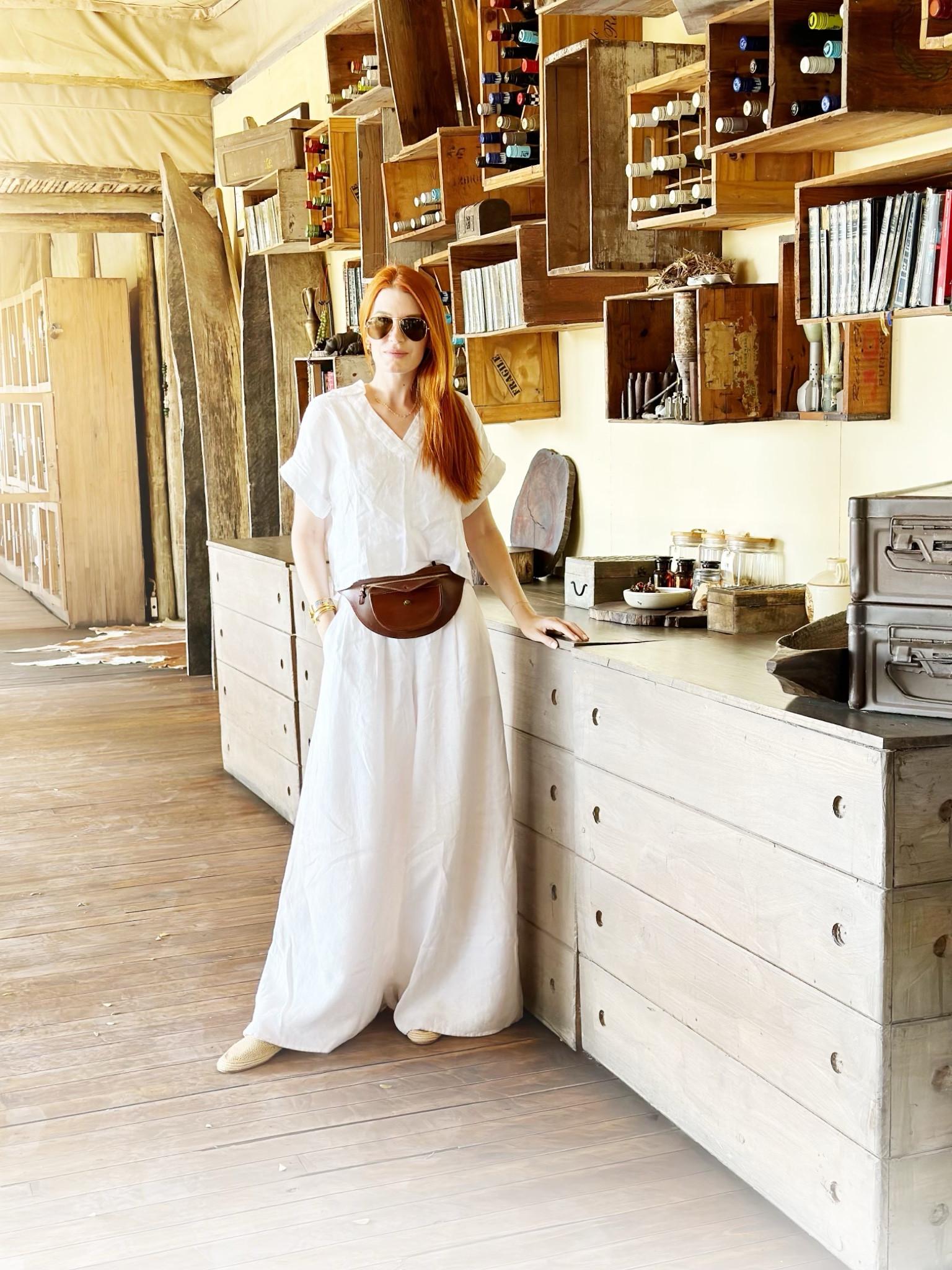 We spent the weekend taking in the beauty of the lodge - everything is so chic here.
My top and pants are from Banana Republic, this line run bigs so I would recommend sizing down. This belt bag is my new favorite accessory, it looks expensive without the price tag and makes for hands-free exploring. Mine is sold out, so linking similars.

#LTKtravel #LTKSeasonal #LTKstyletip