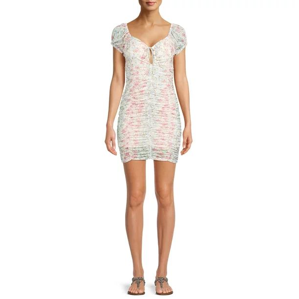 Madden NYC Juniors Sweetheart Cut-Out Bodycon Dress | Walmart (US)