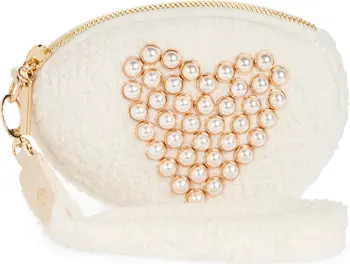 btb Los Angeles Simone Fuzzy Wristlet | Nordstrom | Nordstrom