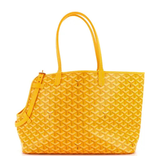 Pre-Owned Goyard Chien Gris Pet Carrier Tote Coated Canvas in Yellow at Nordstrom, Size Medium | Nordstrom