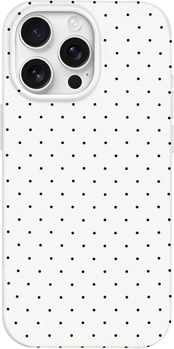 Hython for iPhone 16 Pro Max Case Cute Polka Dot Aesthetic Design Simple Cover 6.9", Thin Slim An... | Amazon (US)