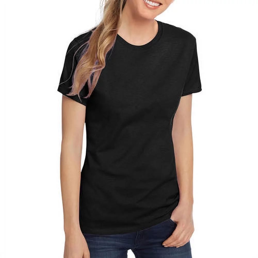 Hanes Women's Nano-T Short Perfect Sleeve T-Shirt | Walmart (US)