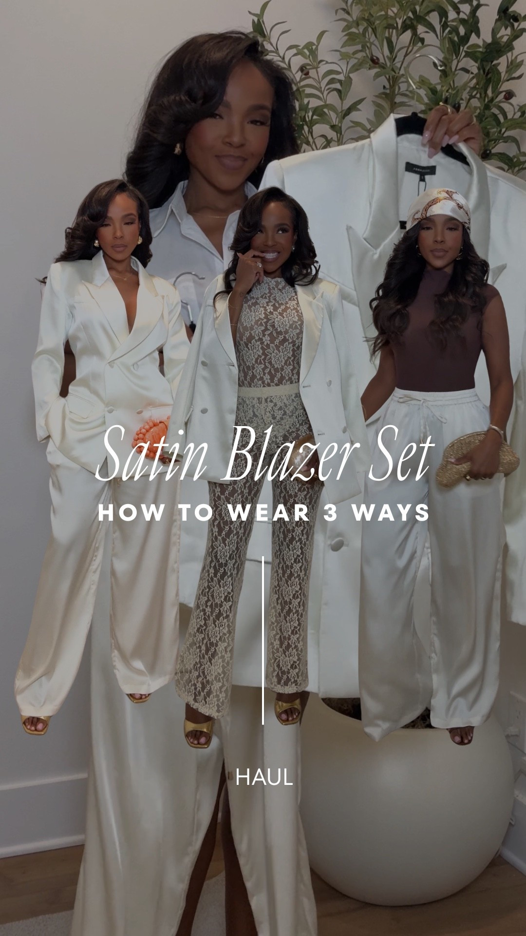 Resort Looks Anyone? This Satin Set 3 ways is for you to

Which look is your fave???

Small in all 

Size small I’m 5’4 | 140lbs | 36D -27 -40  IG & YT: kirasfashionfinds TT: kiraabboud 
#Outfitinspiration #fashionstyle #outfitideas #spring #springfashion #simpleoutfit #summer #momoutfit #casualoutfit #streetwear 

#LTKOver40 #LTKPetite #LTKOver40 #LTKPetite