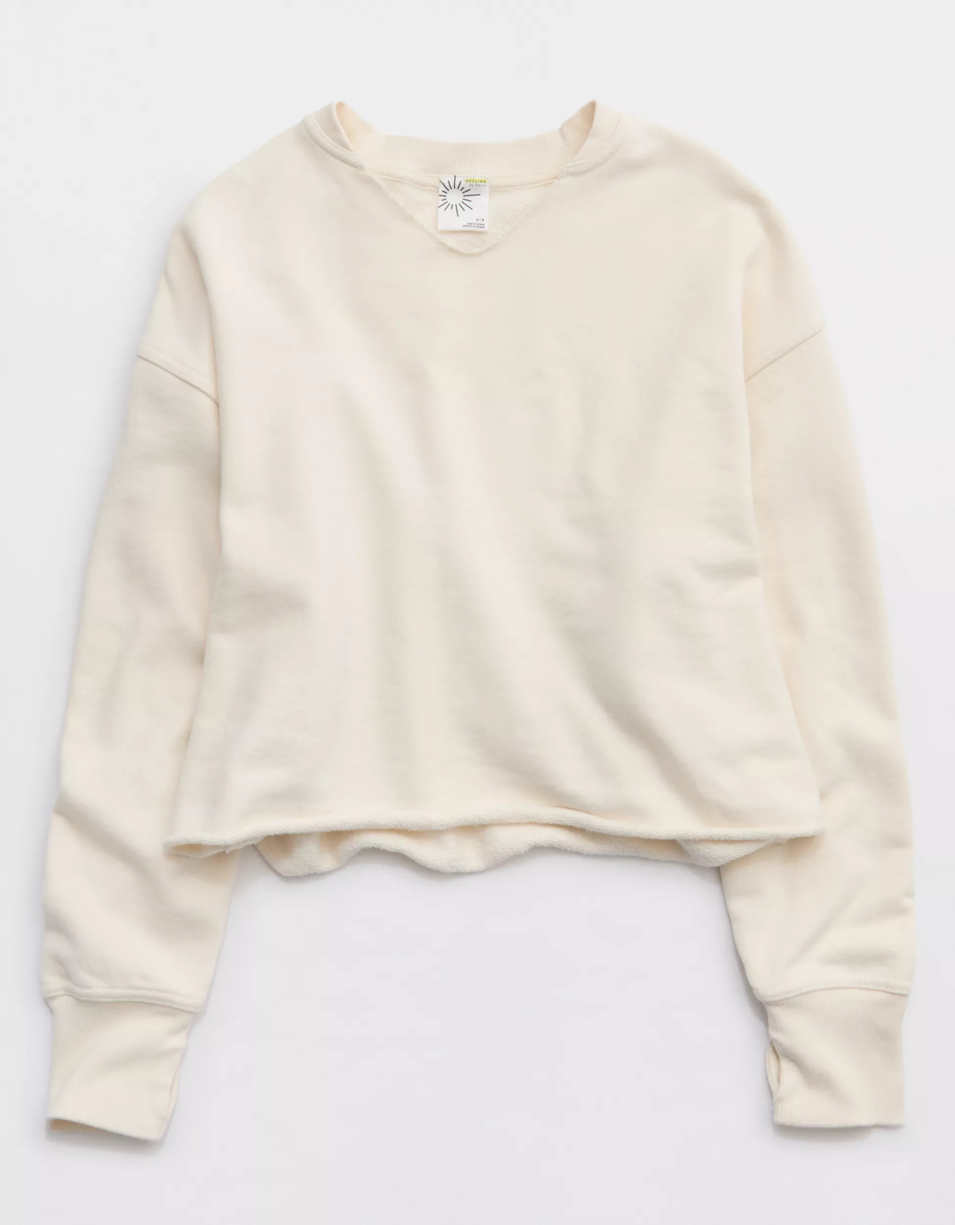 OFFLINE By Aerie Throwback Notch Crewneck | Aerie