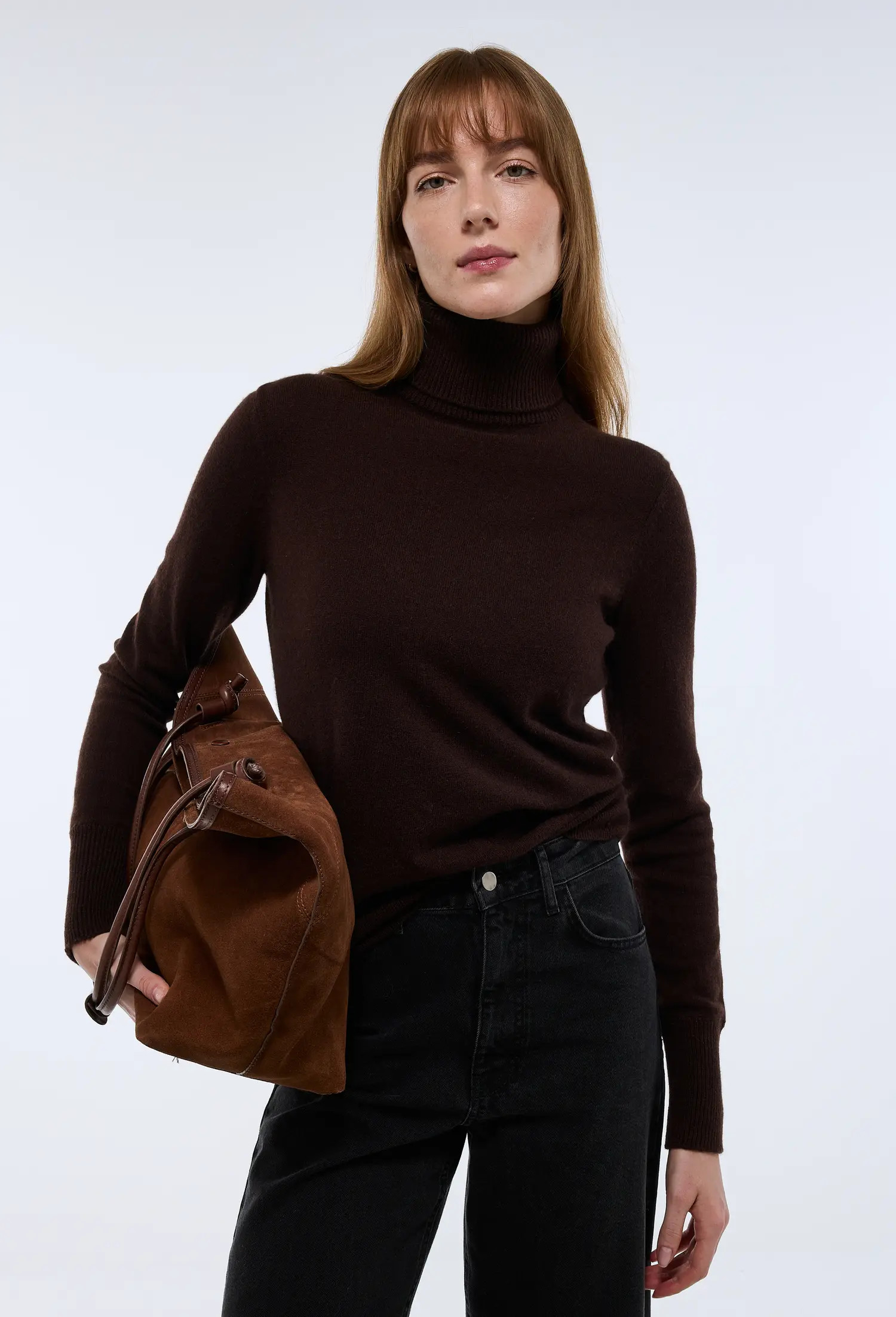 Pull col roulé en cachemire | Monoprix Mode