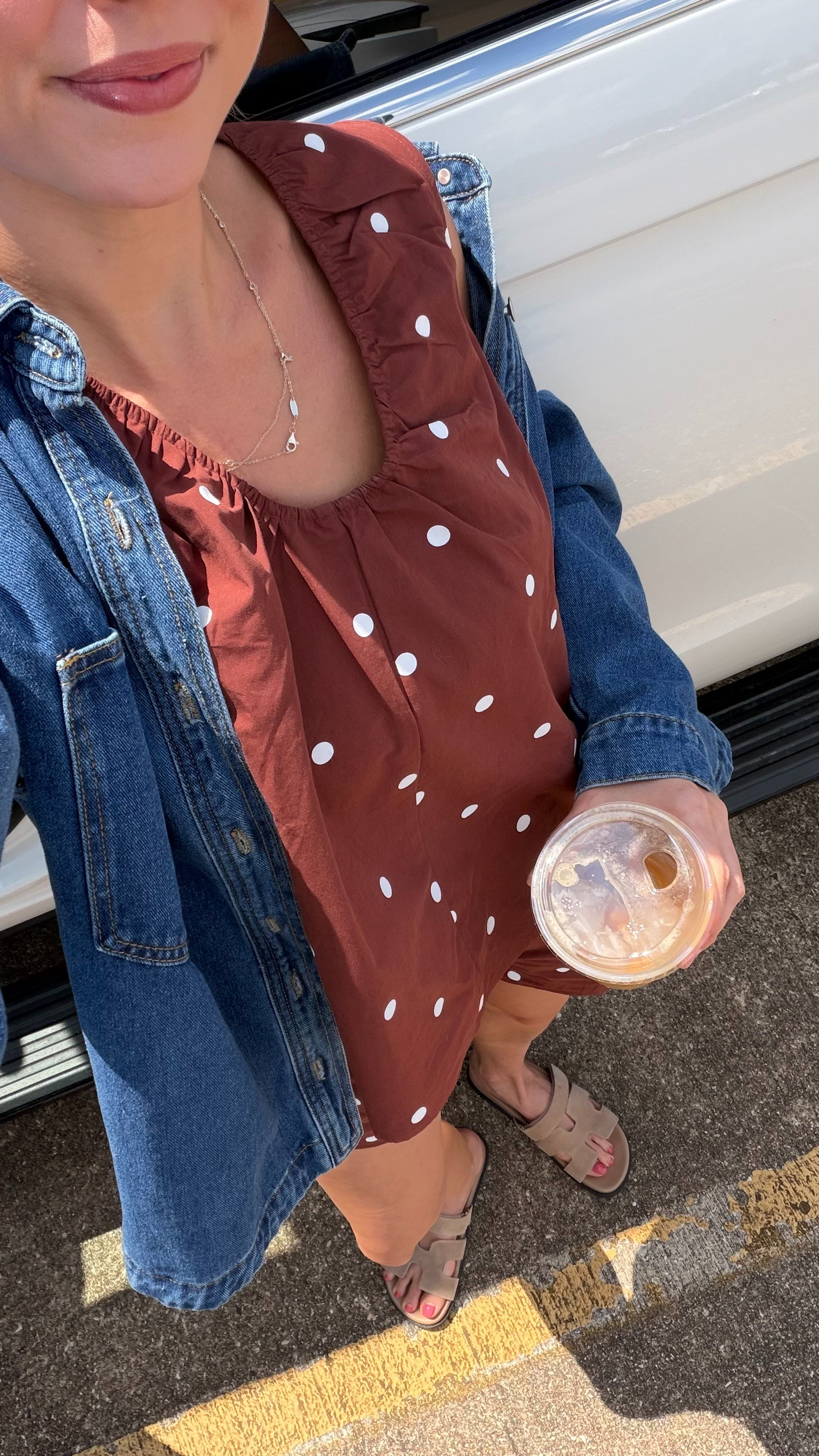 Cute early fall outfit when it's still warm out! Wearing smalls in everything  

 #LTKootd