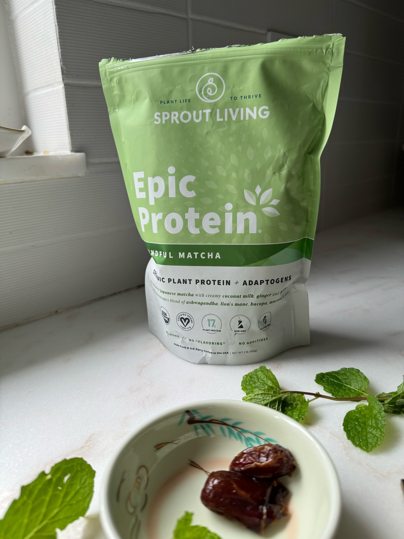 Matcha protein powder 🍵 vegan and delicious!

#LTKhome