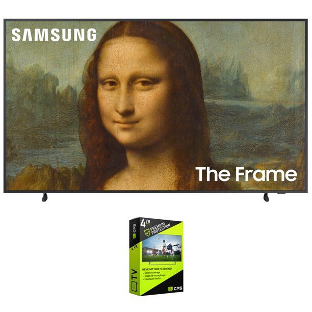 Samsung QN55LS03BA 55 inch The Frame QLED 4K UHD Quantum HDR Smart TV 2022 Bundle with Premium 4 ... | Walmart (US)